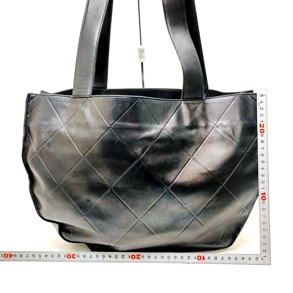 Chanel Black Lamb Skin Tote